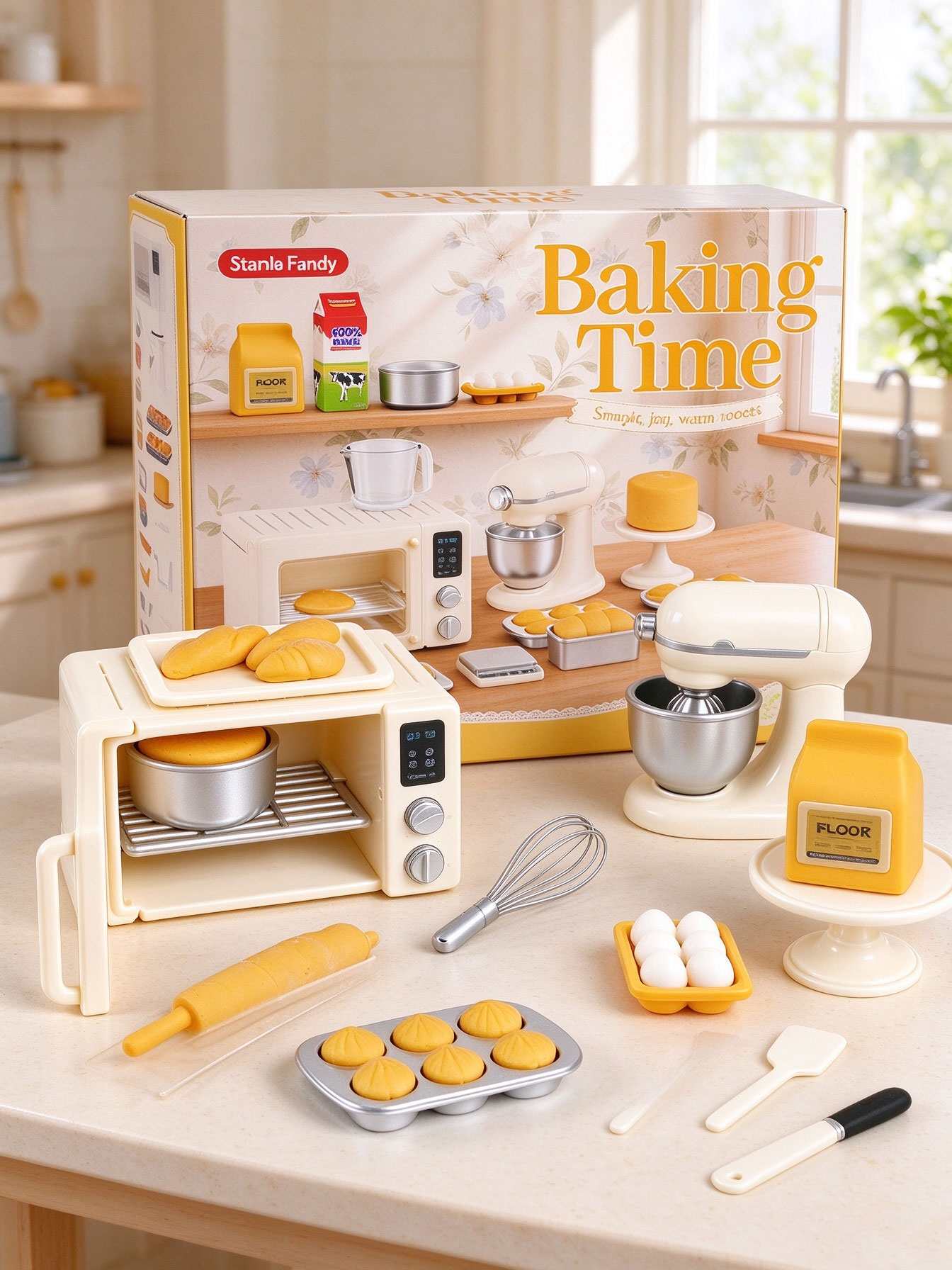 Kids Outdoor Kitchen Accessories - Набор для ролевых игр «Мини-пекарня»: кухонный