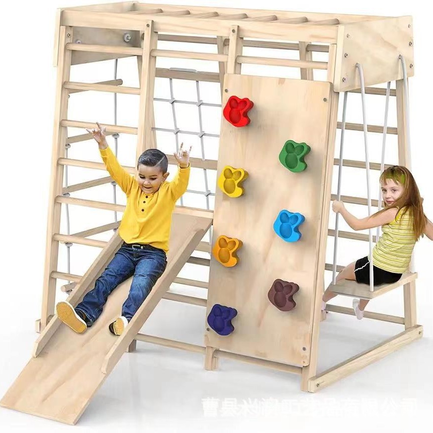 Детский деревянный игровой ком – обзор и цена Kids Outdoor Climbing Frame