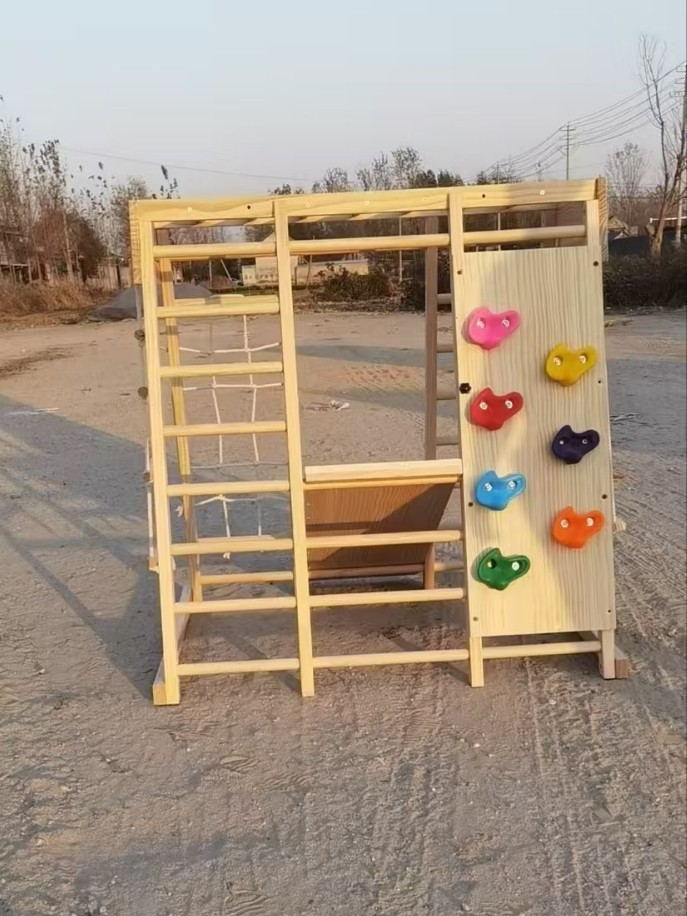 Детский деревянный игровой ком – обзор и цена Kids Outdoor Climbing Frame