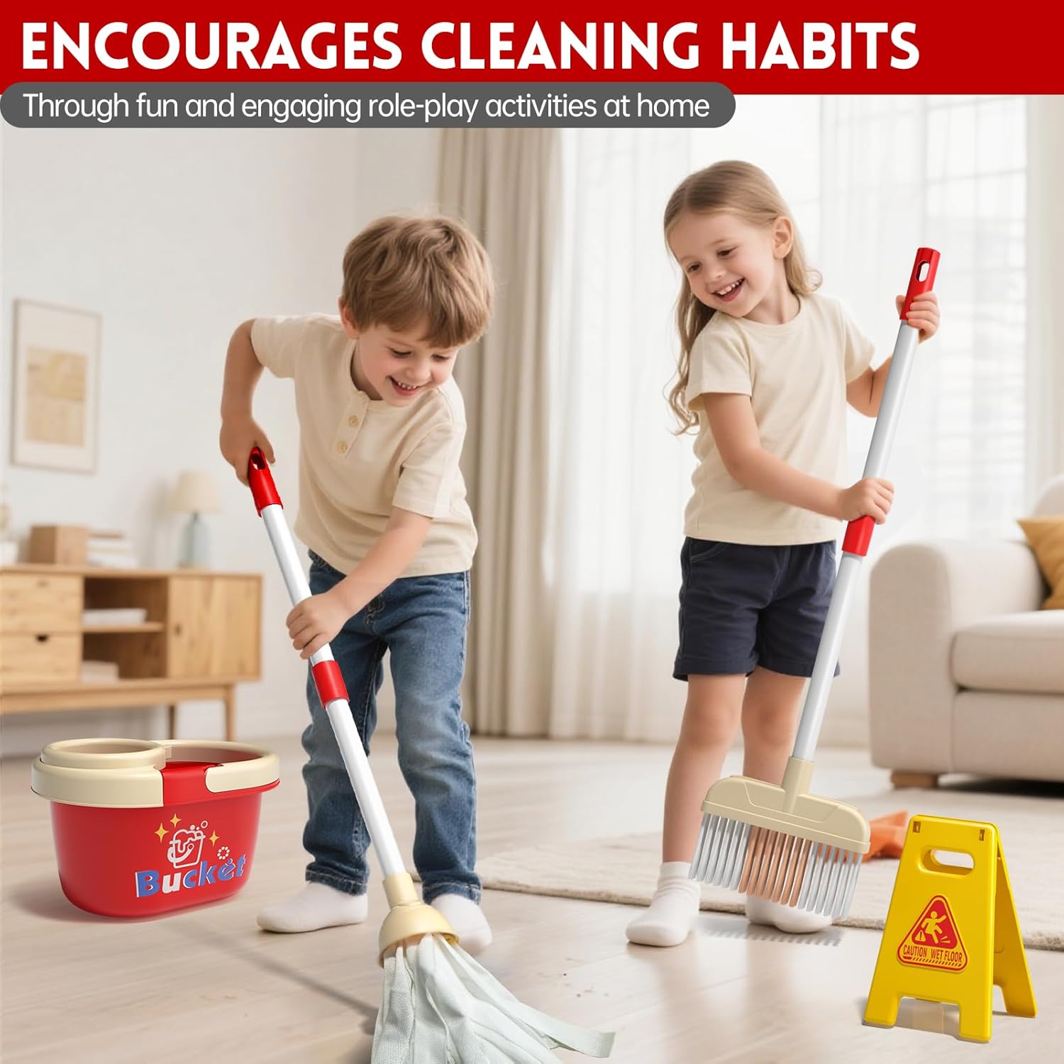 Детский набор для уборки: элек – обзор и цена Kids Outdoor Broom
